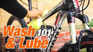 How to Wash amp Lube your MTB Mountain Bike HD [upl. by Sanez]