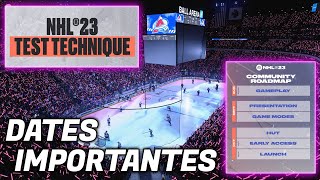 DATE DE LA BÊTA NHL 23 CALENDRIER DÉTAILLÉ ET PLUS [upl. by Niwrek]