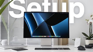 Mein perfektes MacBook Pro Schreibtisch Setup [upl. by Donata]