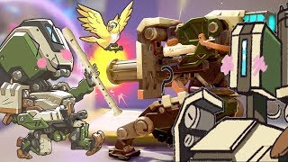 Overwatch Derpiest Bastion Strats that some how worked [upl. by Afihtan]