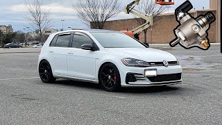 MK75 GTI Gets Upgraded HPFP Autotech HPFP Internals Install MQB [upl. by Fira911]