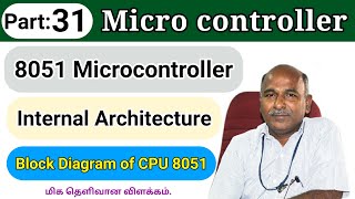 8051 Microcontroller internal Architecture in tamil [upl. by Nevaeh]