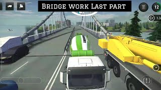 construction simulator 3 lite 🚧 complete bridge work 👷 [upl. by Noah114]