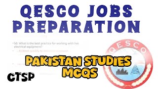 Pakistan Studies MCQs For QESCO Jobs Preparation Meter Reader Posts qesco cssmpt ctsp wapda [upl. by Hasina985]