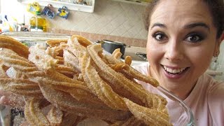 Como hacer CHURROS CASEROSMarisolpink [upl. by Alahcim985]