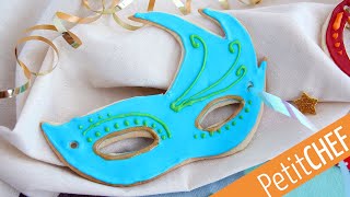 Receta GALLETAS CARNAVAL decoradas I Petitchef [upl. by Yenaj]