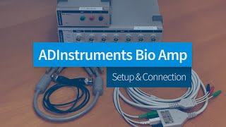 How to Connect the Bio Amp to PowerLab and LabChart [upl. by Ofori]