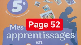 5 AEP page 52 lexique évaluation et remédiation mes apprentissages en français [upl. by Atirhs]