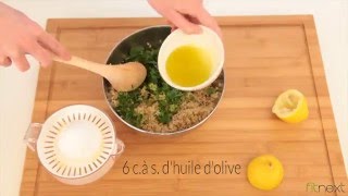 Recette de Quinoa aux asperges  Fitnextcom [upl. by Ydnis218]