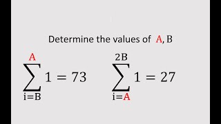 Sigma summation problem which gives rise to two equations and two unknowns [upl. by Cherye778]