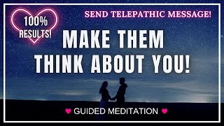 Make Someone Think About YOU RIGHT NOW 💜 Connect With SP Meditation [upl. by Clareta]