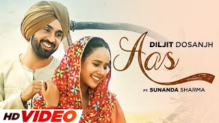 Aas HD Video  Diljit Dosanjh  Sunanda Sharma  Pankaj Batra  Latest Punjabi Song 2024 [upl. by Namara555]