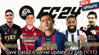 PS4 FC 24 Save Data Official EA Server Update Transfer 22 Feb Full Transfer 111 PS4 Hen [upl. by Meneau]