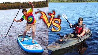 Kayak Vs Paddle Board  Better Investment Easier to Use Fun and Best For Fishing  Vs Ep 3 [upl. by Mcdougall943]