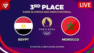 🔴 EGYPT vs MOROCCO  3RD PLACE MENS FOOTBALL PARIS OLYMPICS 2024 Preview amp Predictions Bronze Medal [upl. by Esenej]