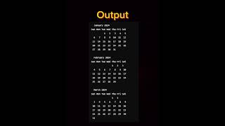 Calendar in Java  How to Create a Full Year Calendar in Java  Java Coding Tutorial [upl. by Anerys]