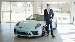 Perfect Painttosample Gulf Blue Porsche 911 Speedster  Porsche Nashua [upl. by Clemmie]