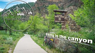 Biking in Glenwood Canyon [upl. by Ahsemaj]