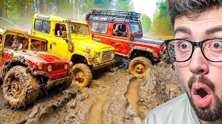 REACCIONANDO A TODOTERRENOS RADIO CONTROL EN EL BARRO RC 😱 [upl. by Perle]