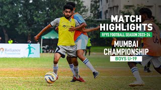 Mumbai Highlights  KC College vs St Andrews College  RFYS [upl. by Eissac]