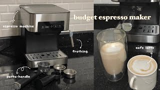 budget espresso maker ☕️  unboxing making coffee amp review shopee [upl. by Enwahs765]