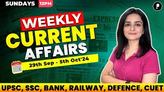 Weekly Current Affairs 2024  October 2024 Week 1  Parcham Classes Current Affairs parchamclasses [upl. by Touber233]