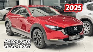 2025 MAZDA CX 30 RETRO SPORT  20L Skyactiv Luxury SUV  Red Exterior and Interior InDepth [upl. by Odinevneib147]