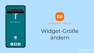 WidgetGröße ändern  Xiaomi Android 13  MIUI 14 [upl. by Ahsieket]