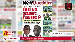 🔴 Revue de Presse wolof syndicalismenet Lundi 14 Octobre 2024 [upl. by Miyasawa]