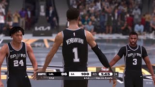 NBA 2K25 Emirates NBA Cup 🏆 Mode  LAKERS vs SPURS FULL GAMEPLAY [upl. by Serafina]