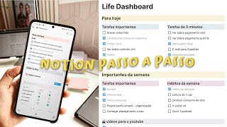 como montar um planner no notion super fácil rápido e de graça ficou lindo💕 [upl. by Chaney]
