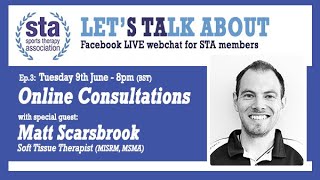 Ep3 Online Consultations with Matt Scarsbrook [upl. by Ahsiemak]