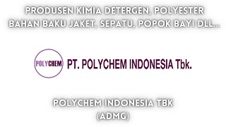 Polychem Indonesia Tbk saham ADMG meski bergerak di bidang consumer operating masih kurang [upl. by Hanala]