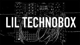 A Monster Compact Setup For Modular Techno Introducing LIL TECHNOBOX  Jamuary 2024 [upl. by Ecirad]