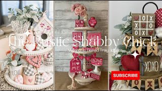 Valentine Tiered Tray Ideas Home Decor Ideas [upl. by Toomin887]