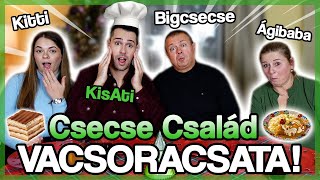 CSECSE CSALÁD VACSORACSATA 1 🍝 Felrobbant a tál 😱 [upl. by Rashida686]