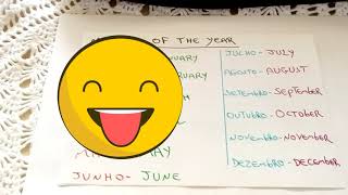 OS MESES DO ANO EM INGLÊS MONTHS OF THE YEAR [upl. by Adai]