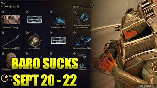 Baro Repeats All Warframe Baro KiTeer Sept 20  22 2024 [upl. by Marti]