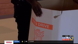 Nearly 4 tons of food collected during KSLA Holiday Food Drive [upl. by Anirazc]