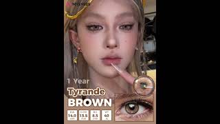 Transform Your Look with These Stunning Colored Contacts 👁✨ MYEYEBB Review colorcontactlenses [upl. by Saxet]