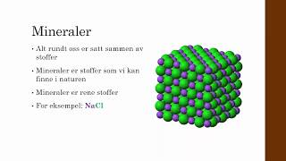 Mineraler og bergarter [upl. by Aerdma]