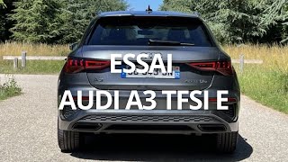 Essai de lAudi A3 TFSI e LHybride rechargeable [upl. by Nohsyt557]