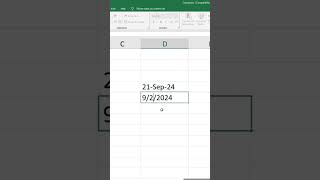 How to find difference between two dates in Ms Excel  shorts youtubeshorts excel exceltricks [upl. by Arne]