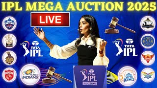 🔴TATA IPL Player Auction Live Streaming  IPL 2025 Mega Auction Live  IPL Player Auction Live ipl [upl. by Ahseka147]