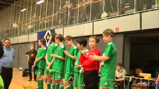 Jugendfußball Hamburg 23 Febr 14 Hallenmeister U 11  Siegerehrung [upl. by Eunice45]