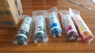 EPSON L311016 Ink Refilling Ink parcel unboxing process [upl. by Betta]