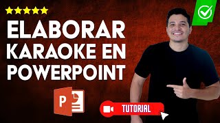 ¿Cómo ELABORAR un KARAOKE en PowerPoint  ✅Utiliza PowerPoint para tus canciones🎶 [upl. by Aleahs]