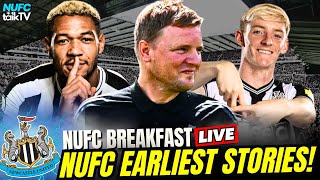 NUFC BREAKFAST NEWCASTLE UNITED NEWS LIVE [upl. by Suhsoj]