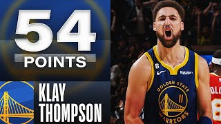 Klay Thompson 2nd Highest Career Scoring Night  January 2 2023 [upl. by Lednahc]