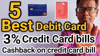 best debit cards for credit card bill payment  top 4 cashback debit card for credit card payment [upl. by Micheal6]